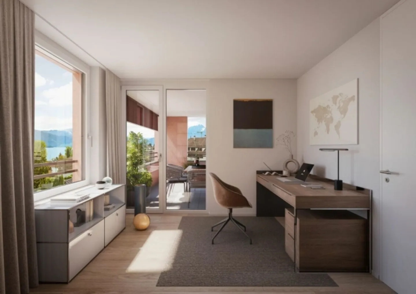 Appartement de jardin attrayant avec vue imprenable - Photo 7 sur 9