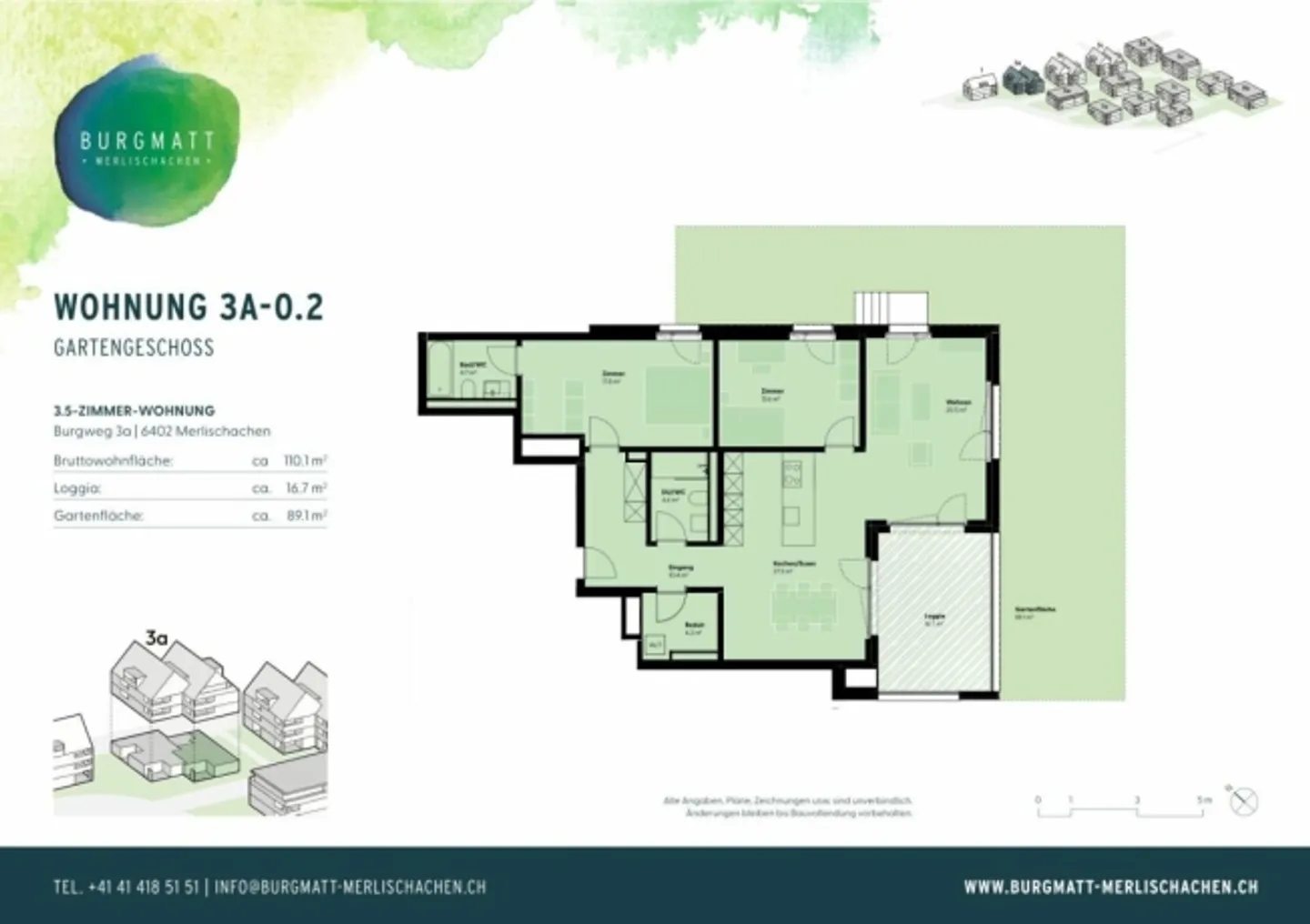 Spacious 3.5-room garden apartment - Photo 5 of 9