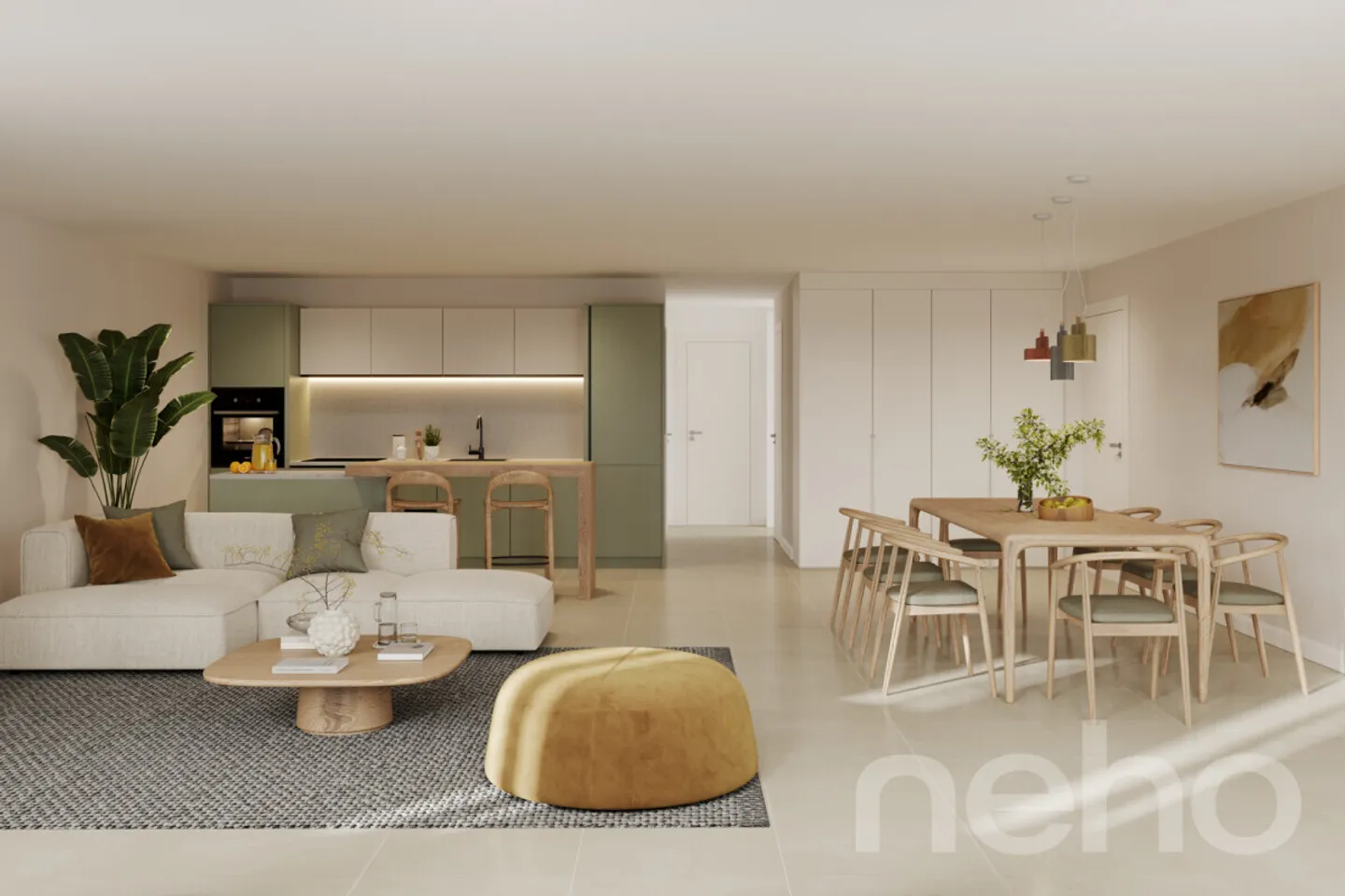 Spacious 3.5-room apartment with additional office and large storage - Photo 4 of 7