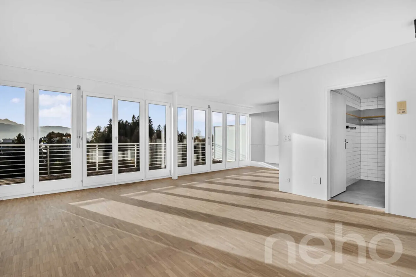 Luminoso appartamento attico di 1,5 stanze con vista sul Pilatus nel quartiere di Büttenen - Foto 8 di 12