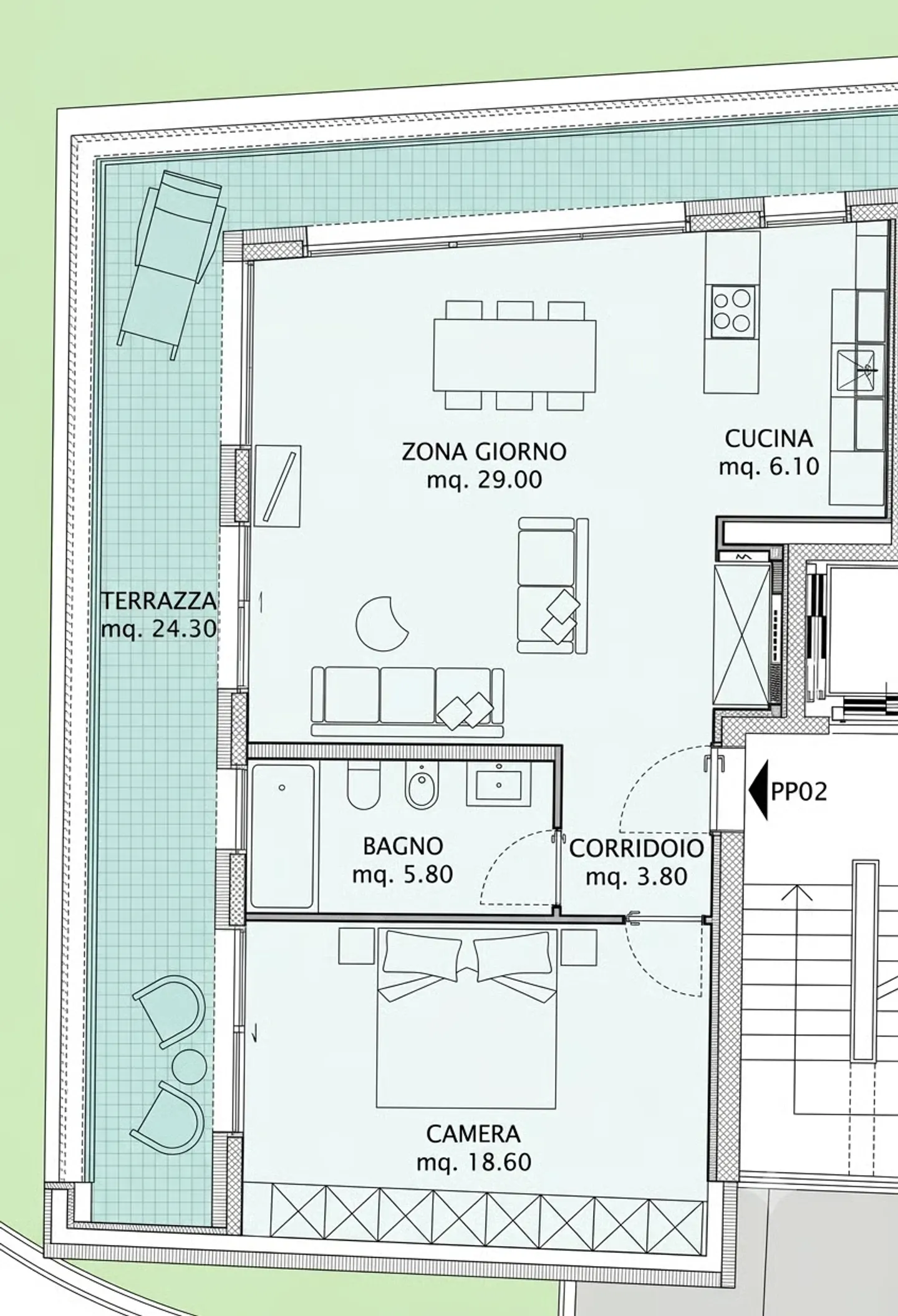 Modernes 2.5-Zimmer-Apartment - Foto 9 von 9