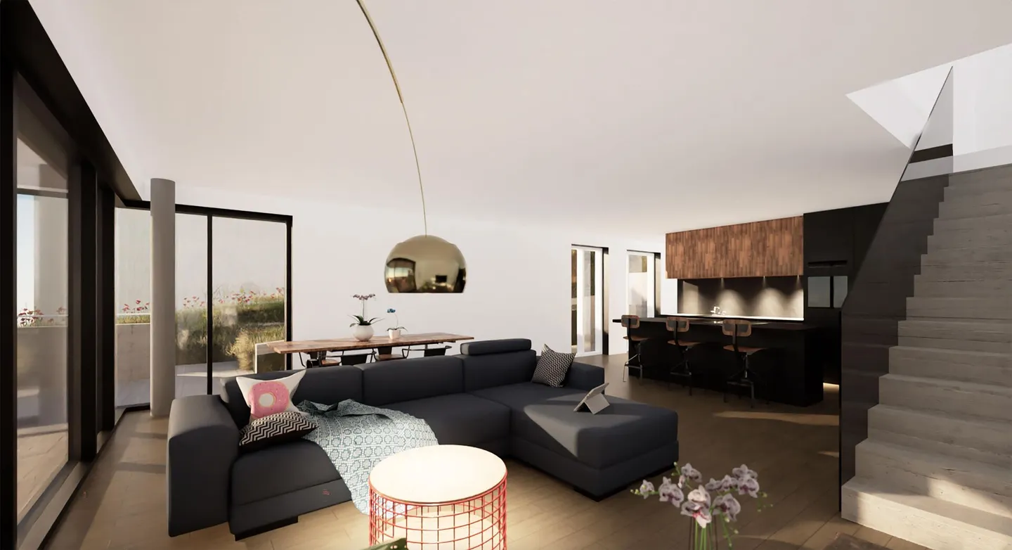 2 ville a schiera nuove di 5,5 locali a Ursy - Foto 5 di 7