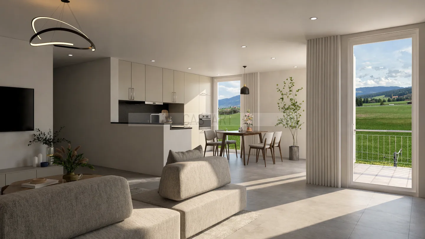 Modernes Apartment in Vaulruz - Foto 2 von 5