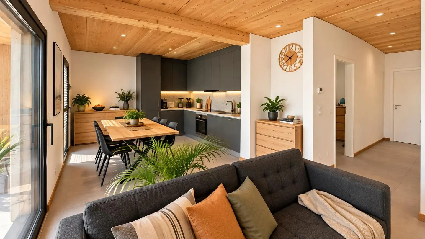 Superbo appartamento di 3,5 locali di 91 m² con terrazza e vista libera? Bramois - Foto 5 di 9