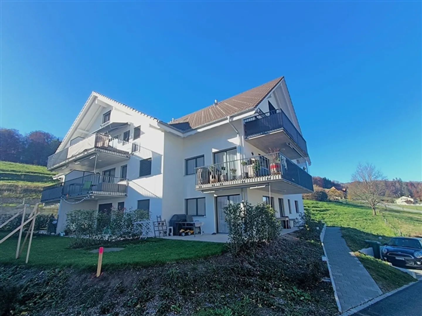 Appartement au rez-de-chaussée de 4½ pièces à Gerzensee - Photo 2 sur 11