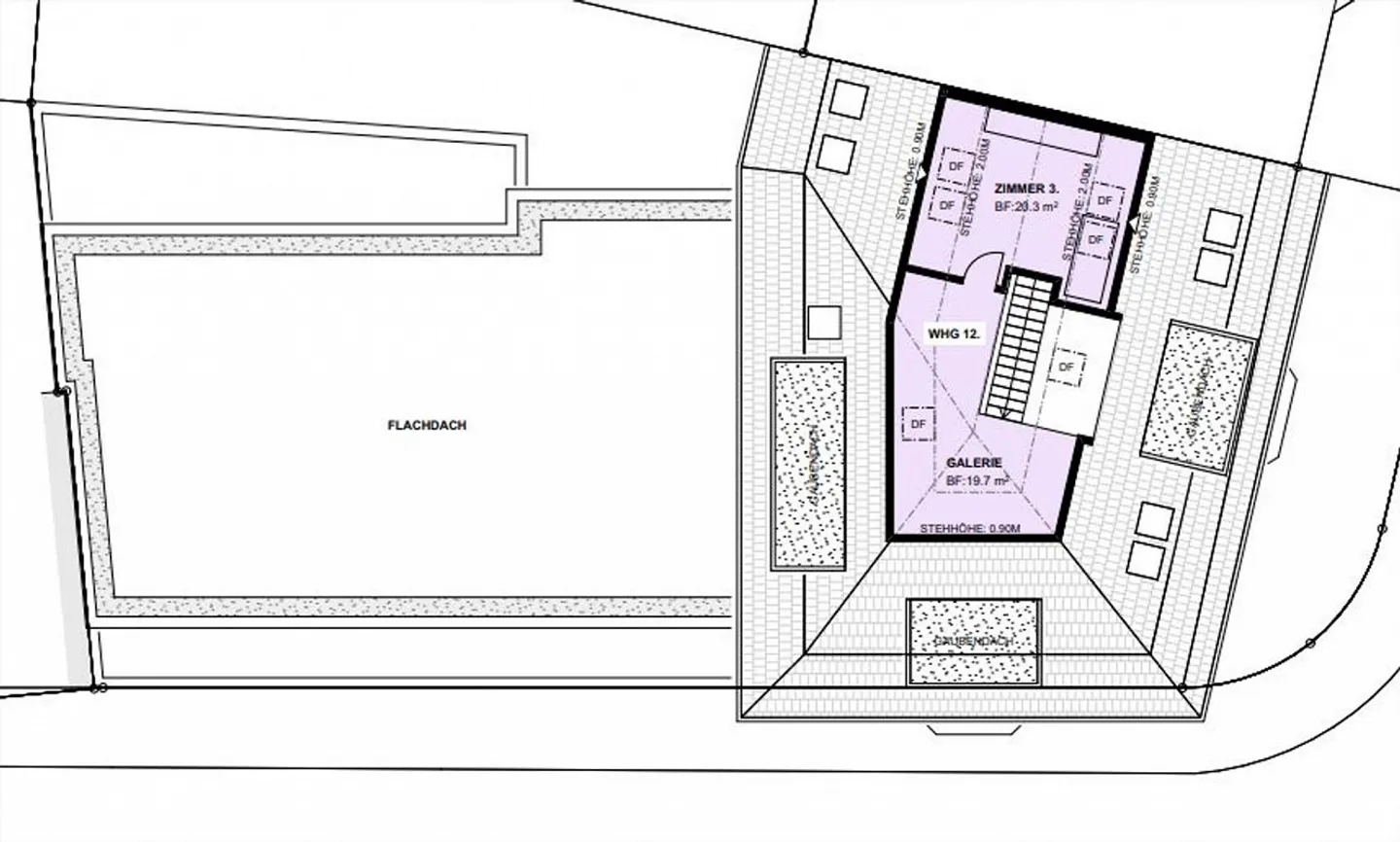 Appartement penthouse de 4,5 pièces avec galerie - Photo 13 sur 13