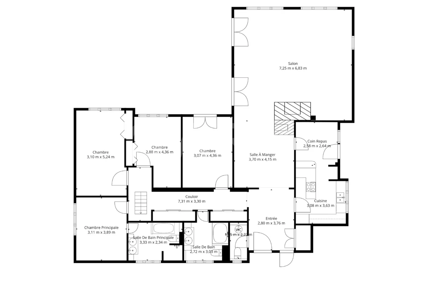 7-room house - Photo 5 of 7