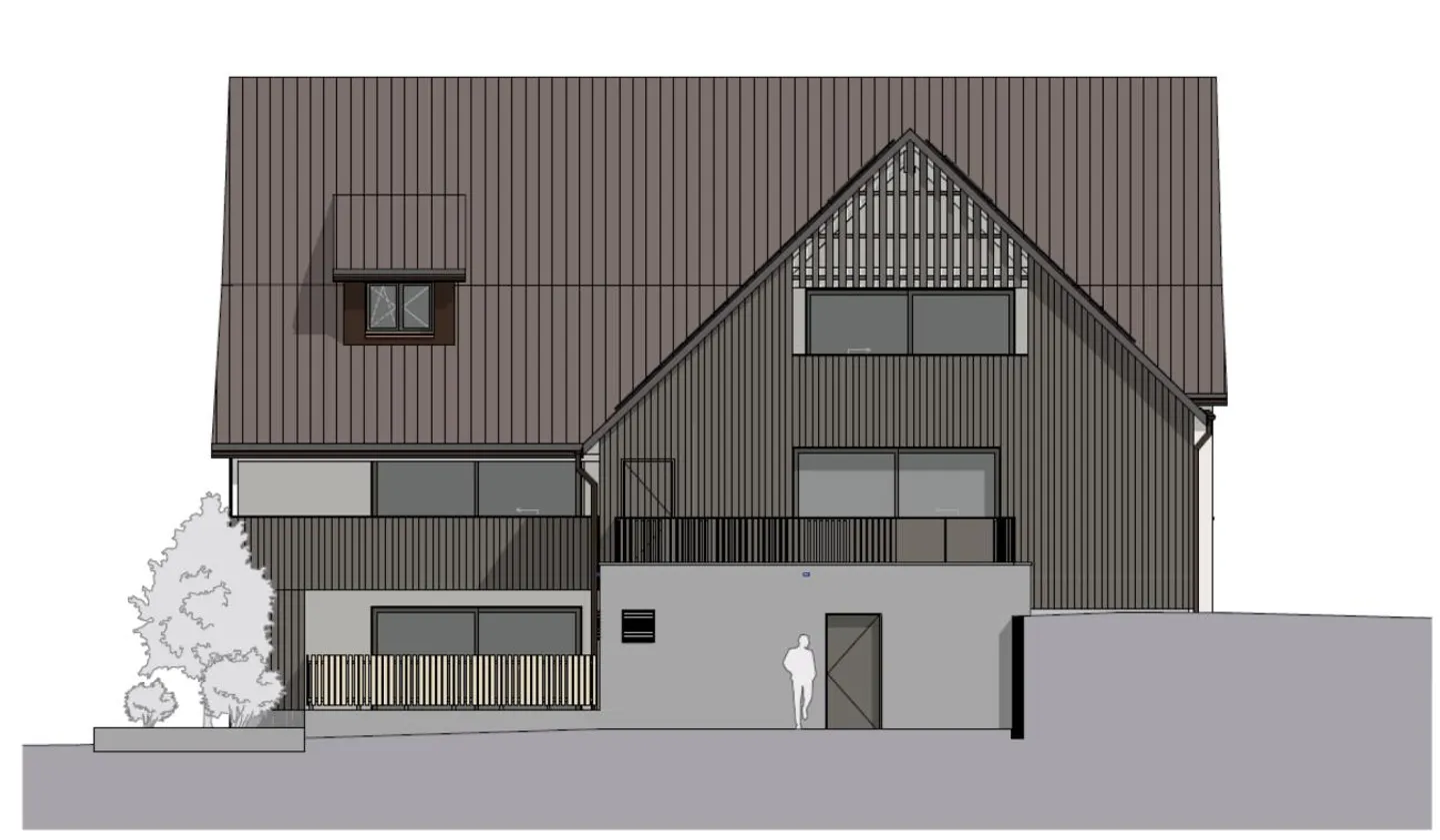 Modernes Mehrfamilienhaus - Foto 2 von 8