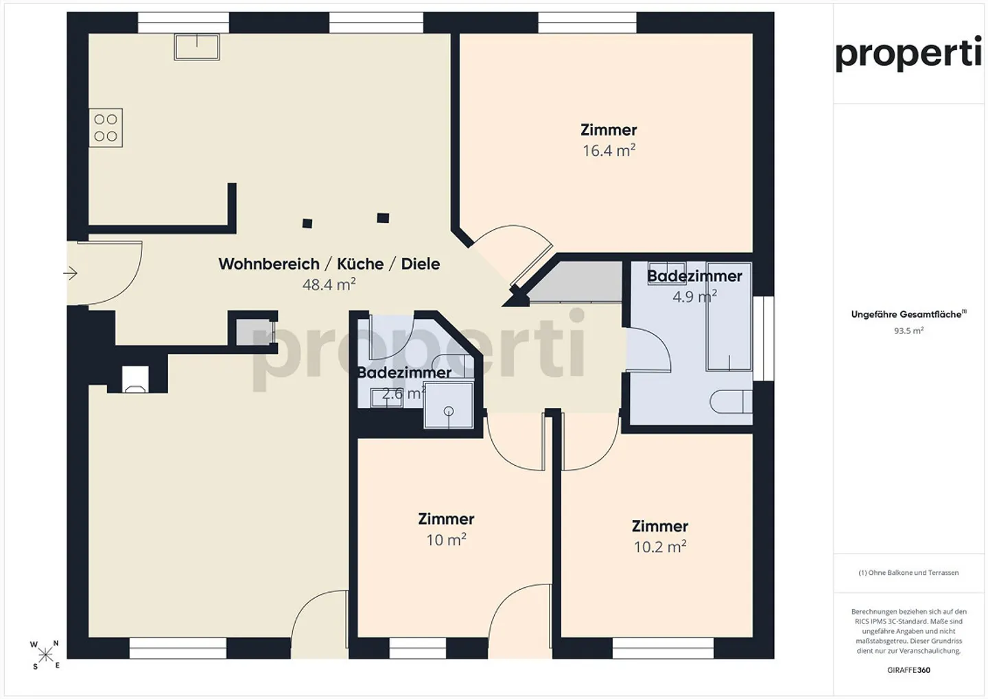 Renovierte Wohnung in ruhiger Lage - Foto 13 von 14