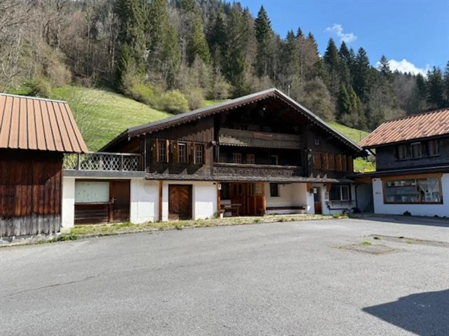 "Gasthaus, Café-Restaurant and Accommodation 'Le Rosex', Vers-l'Église, in Ormont-Dessus, Switzerland" - Photo 1 of 2