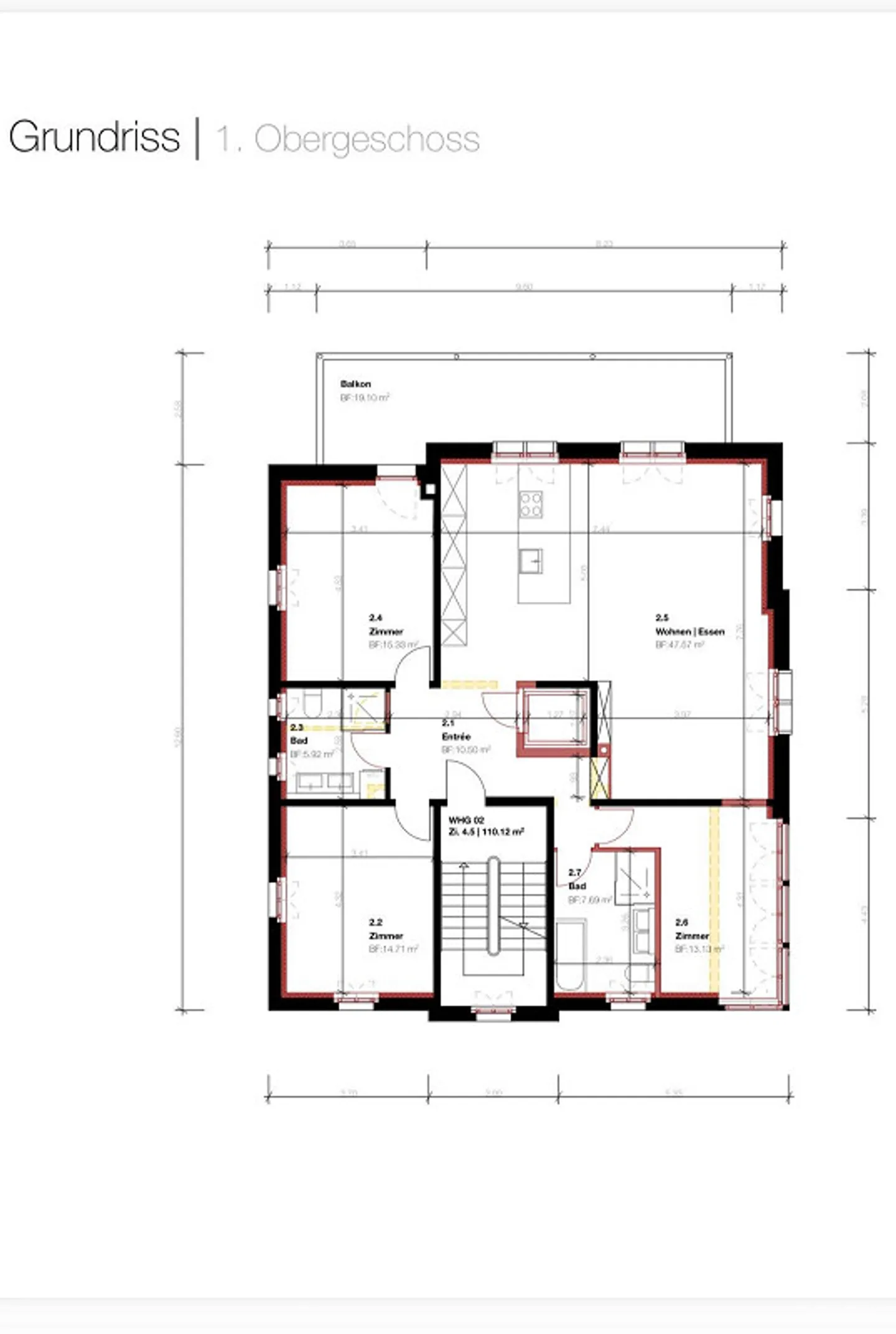 Stilvolles 4.5-Zimmer-Apartment mit Aussicht - Foto 10 von 10