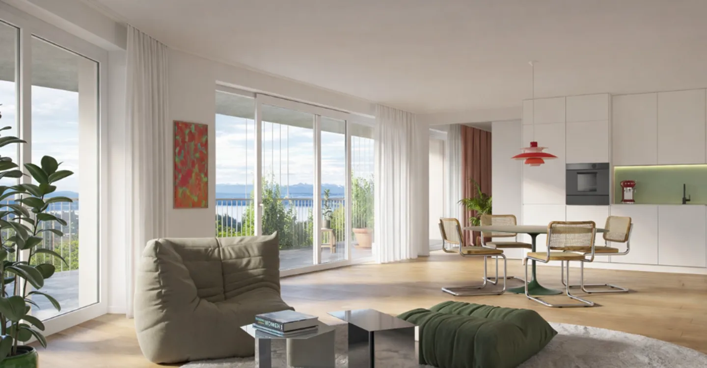 Nouvel Appartement avec Vue Lac - Photo 2 sur 5