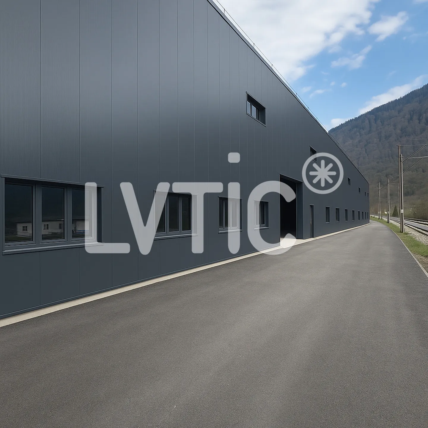 Capannone industriale, magazzino di 1500 m2 in affitto a Vétroz - Foto 2 di 4