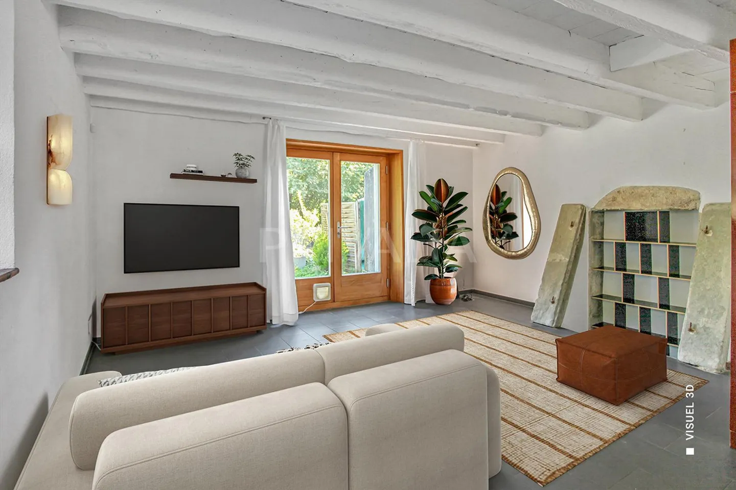 Bella casa a schiera nel centro del villaggio di Troinex - Foto 3 di 4