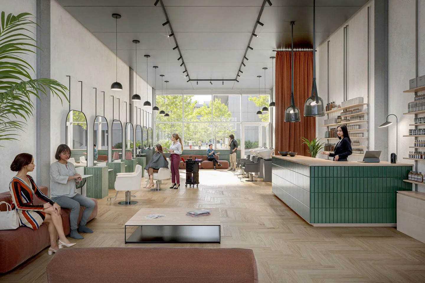 Volta Basel - Spazio di vendita attraente (C250, Retail/Servizio) nel progetto di nuova costruzione - Foto 1 di 5