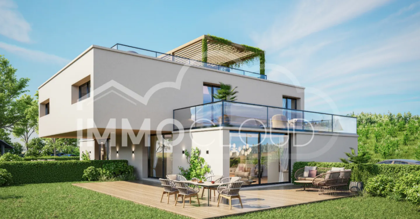 Villa con rooftop panoramico - tra vigneti, lago e Riviera - Foto 2 di 9