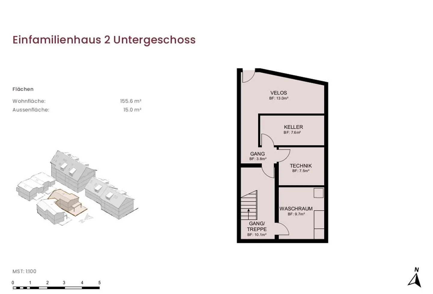 Modernes Einfamilienhaus mit Garten - Foto 9 von 9