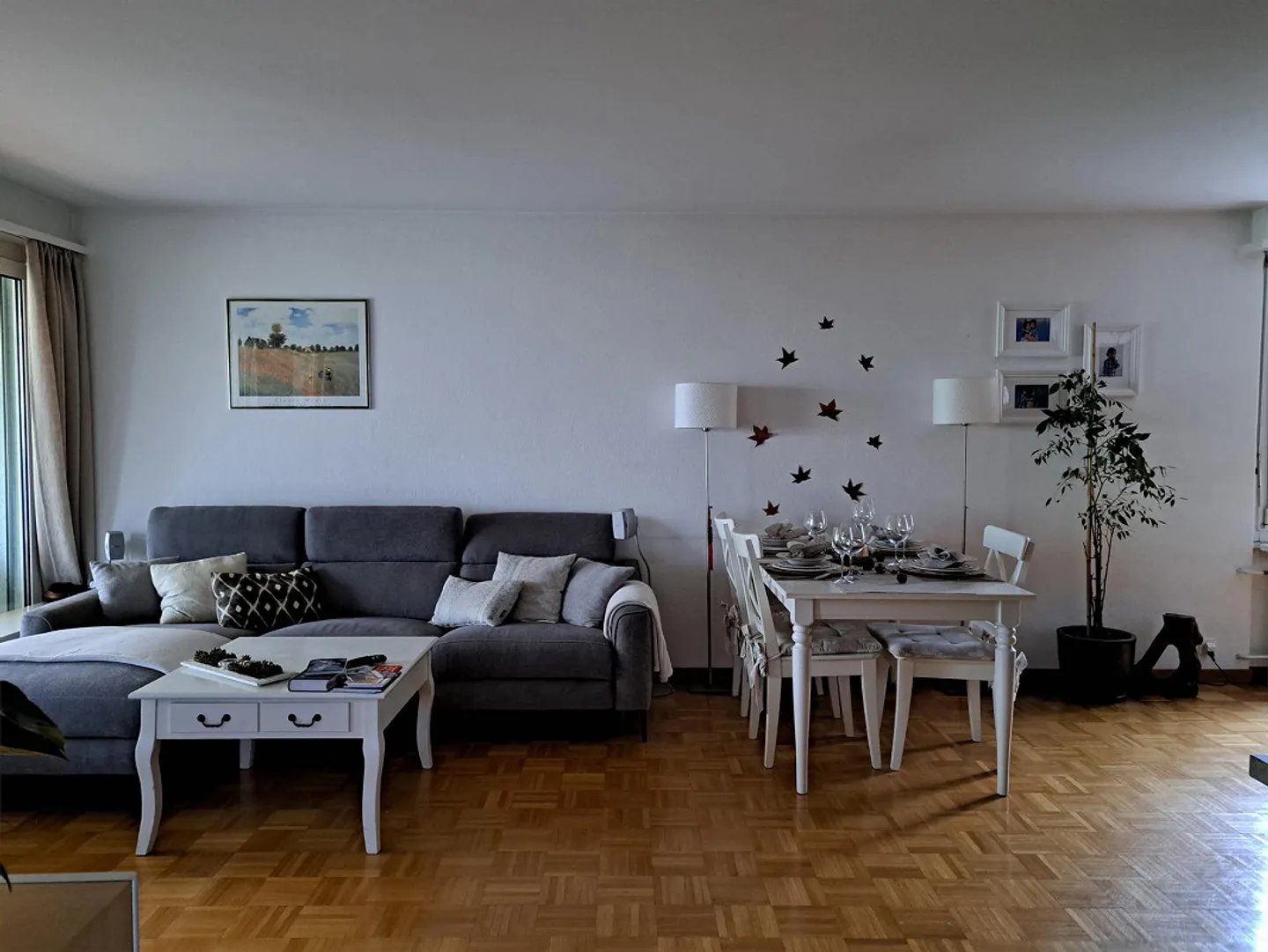 Une chambre dans un appartement partagé de 2 personnes dans un appartement lumineux avec cheminée et vue sur le lac - Photo 5 sur 16