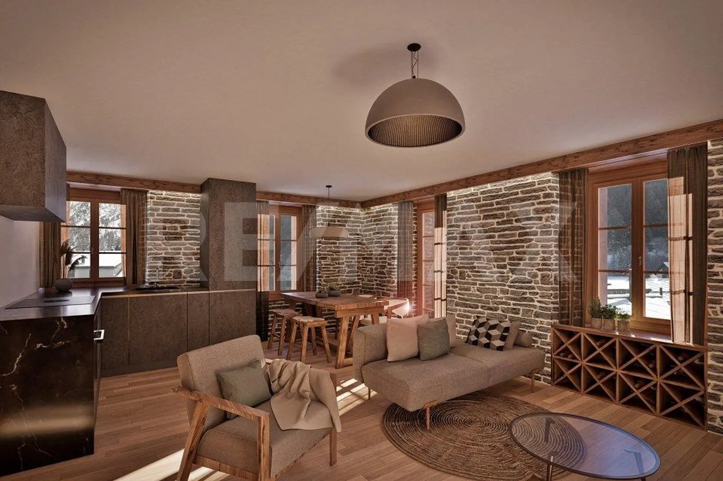 Spacious 2.5-room apartment on the 1st floor - Second home in the old post - Photo 1 of 4