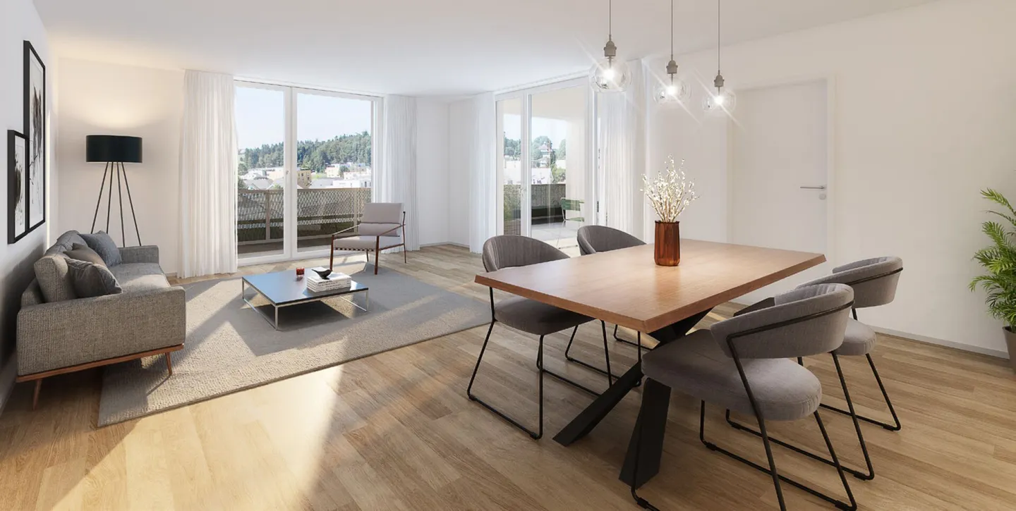 Appartement 4.5 pièces au rez-de-chaussée - Photo 2 sur 7