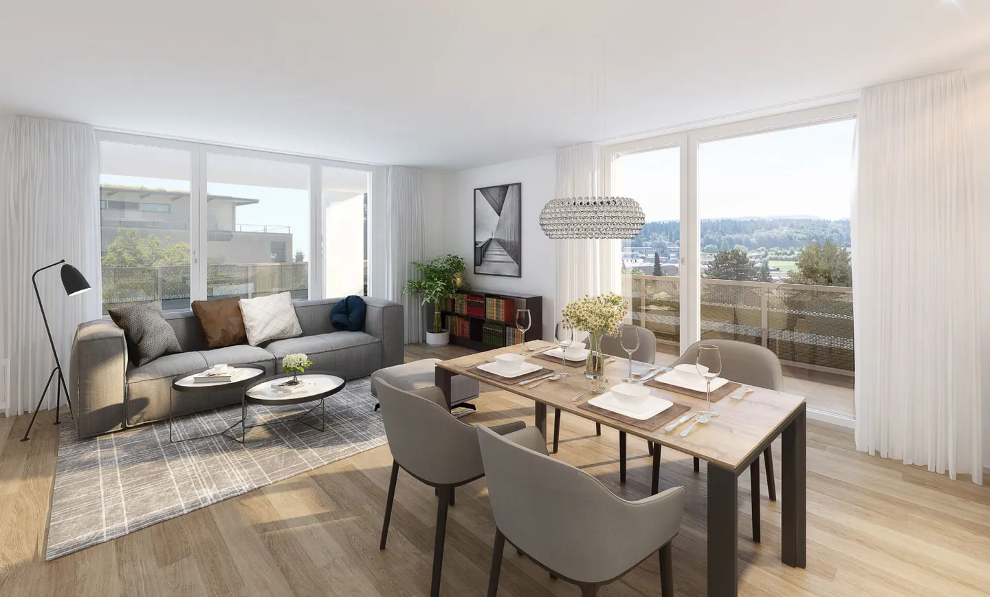 Appartement 4.5 pièces au rez-de-chaussée - Photo 4 sur 7