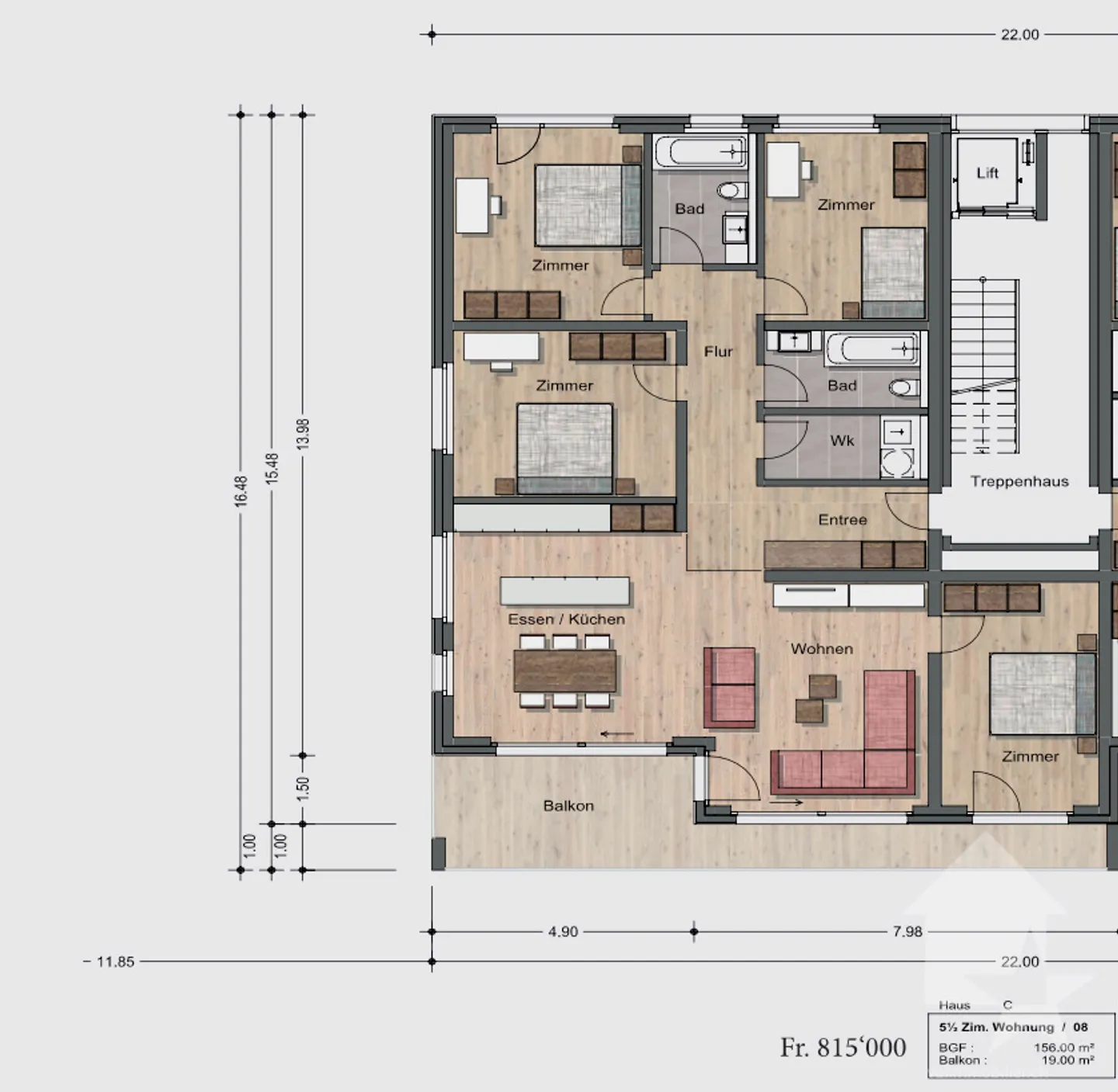 Nuovi appartamenti residenziali di 5,5 stanze - Foto 13 di 13