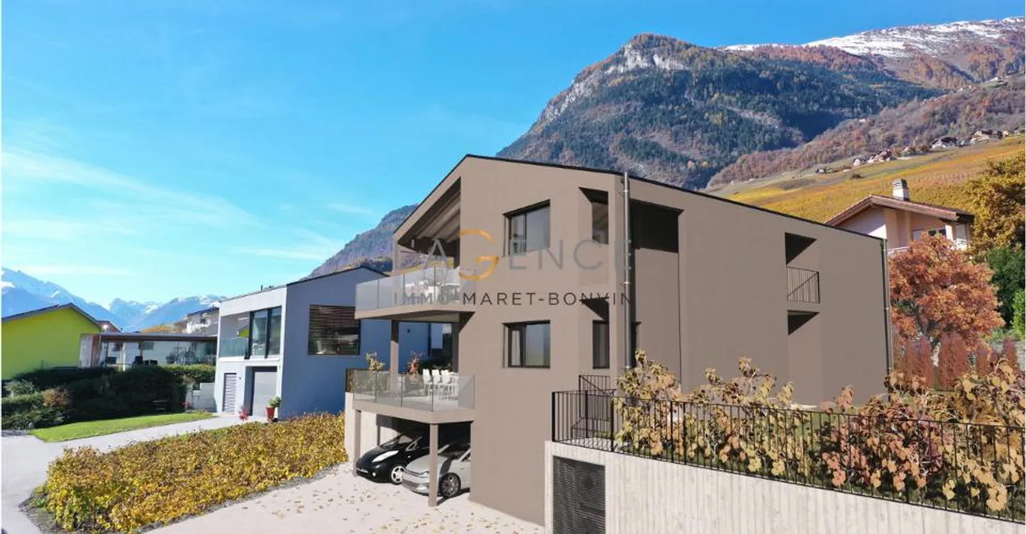 Architect-Designed Attique in Leytron - Photo 2 of 6
