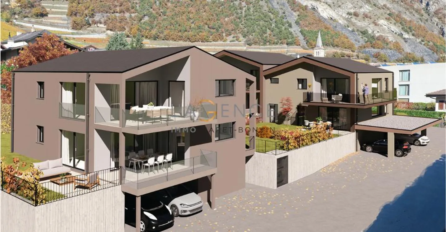 Architect-Designed Attique in Leytron - Photo 1 of 6