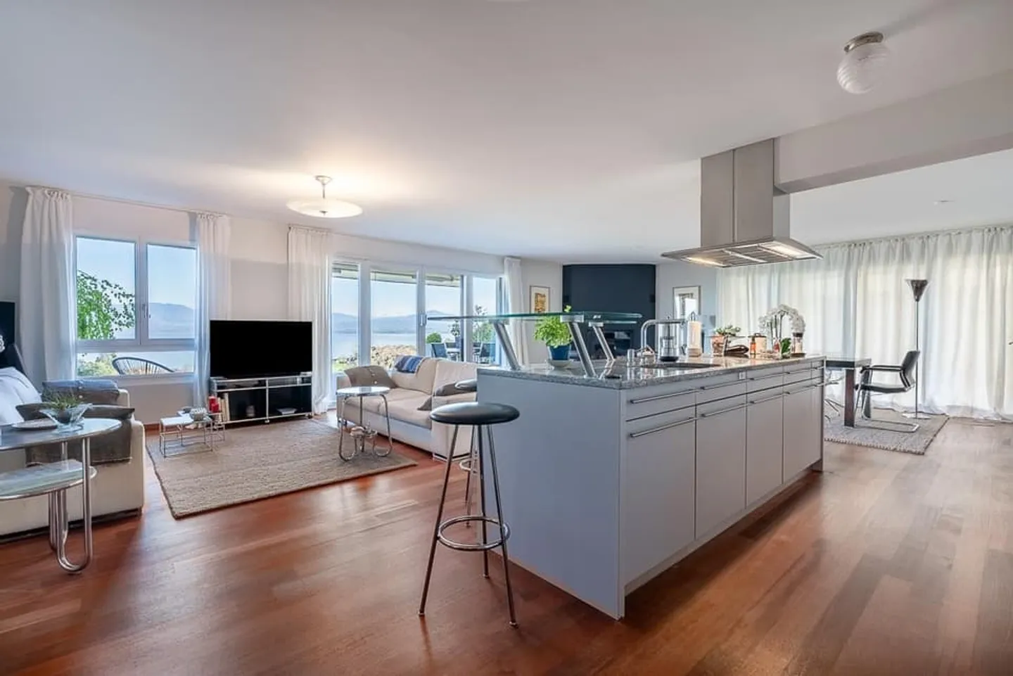 Bursinel - appartamento di 3,5 locali con vista panoramica sul lago e le Alpi - Foto 4 di 10