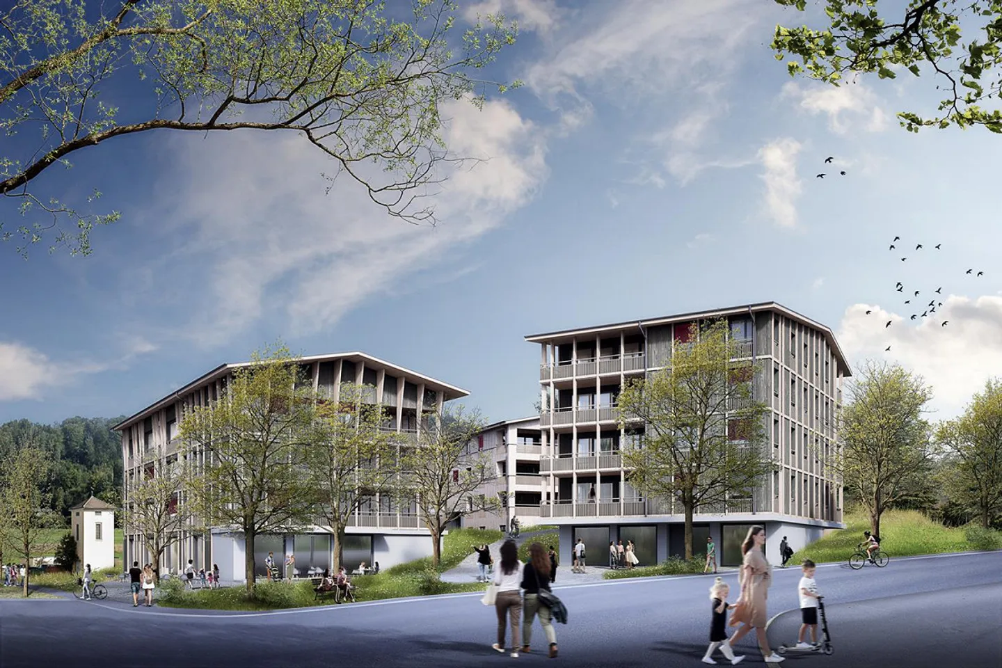 Dorfmitte Rüfenacht "Zur alten Linde" der Baubeginn ist erfolgt! - Foto 1 von 6