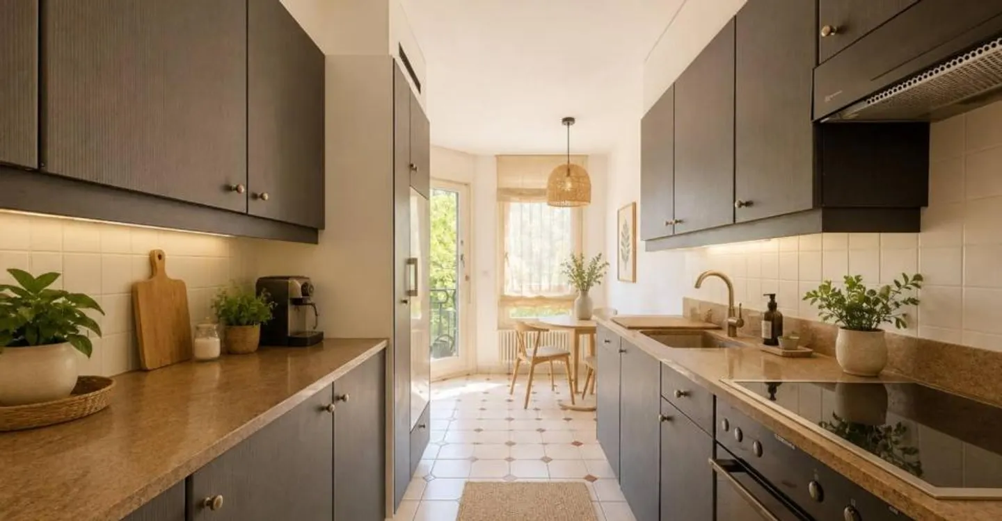 Elegante appartamento familiare di 4,5 locali con camino e loggia - Foto 4 di 12