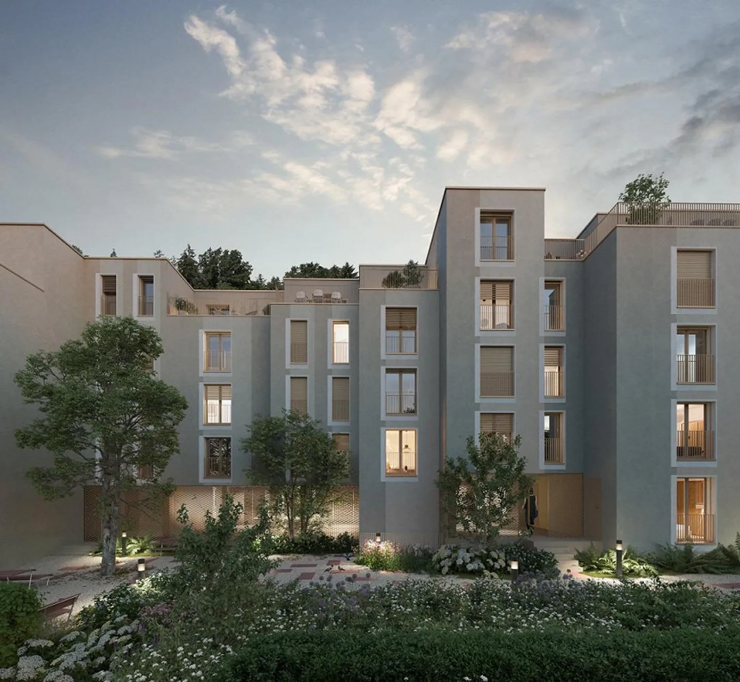 Appartamento attico di nuova costruzione con vista piacevole e vista sul verde - Foto 8 di 13