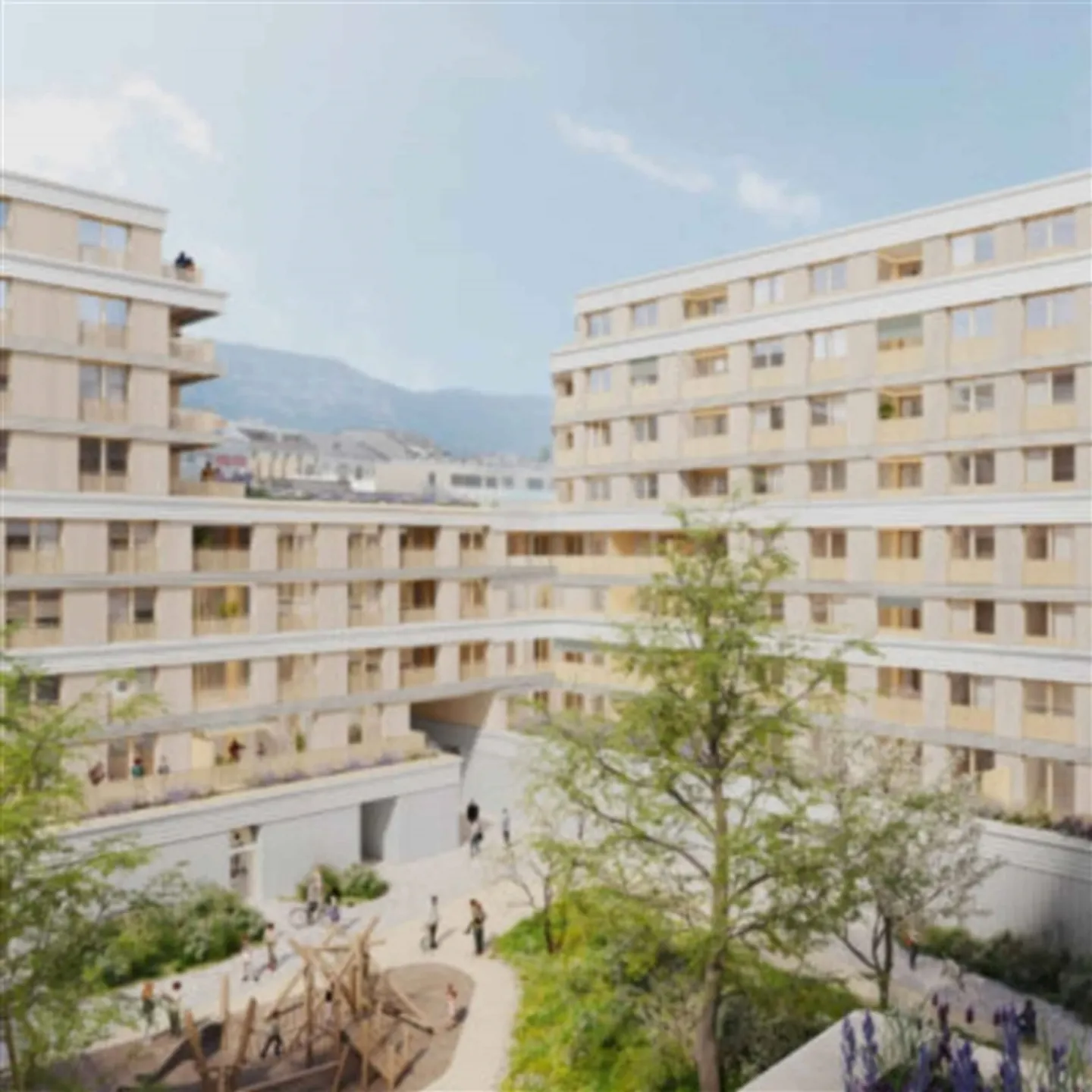 «Neues Projekt – hochstehendes Gebäude in Les Acacias – 199 m² große Arkade zu mieten» - Foto 2 von 3