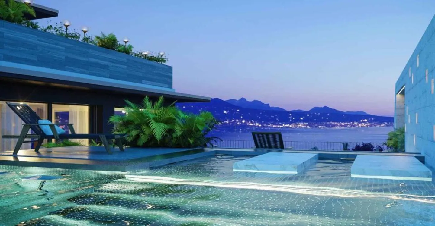 Luxuriöse neue Penthouse-Wohnung mit privatem Pool zu verkaufen in Chexbres - Foto 1 von 12