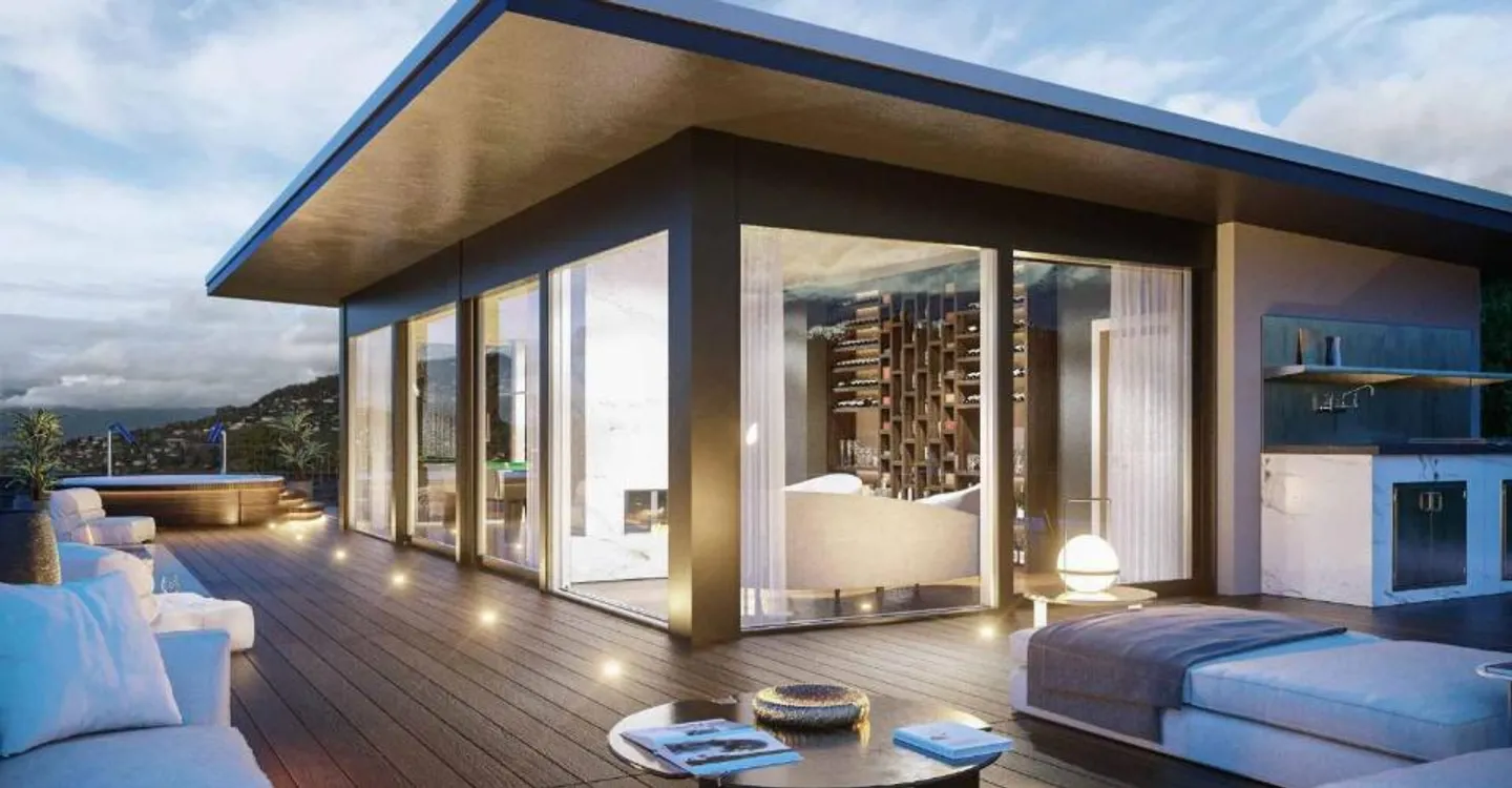 Luxuriöse neue Penthouse-Wohnung mit privatem Pool zu verkaufen in Chexbres - Foto 2 von 12