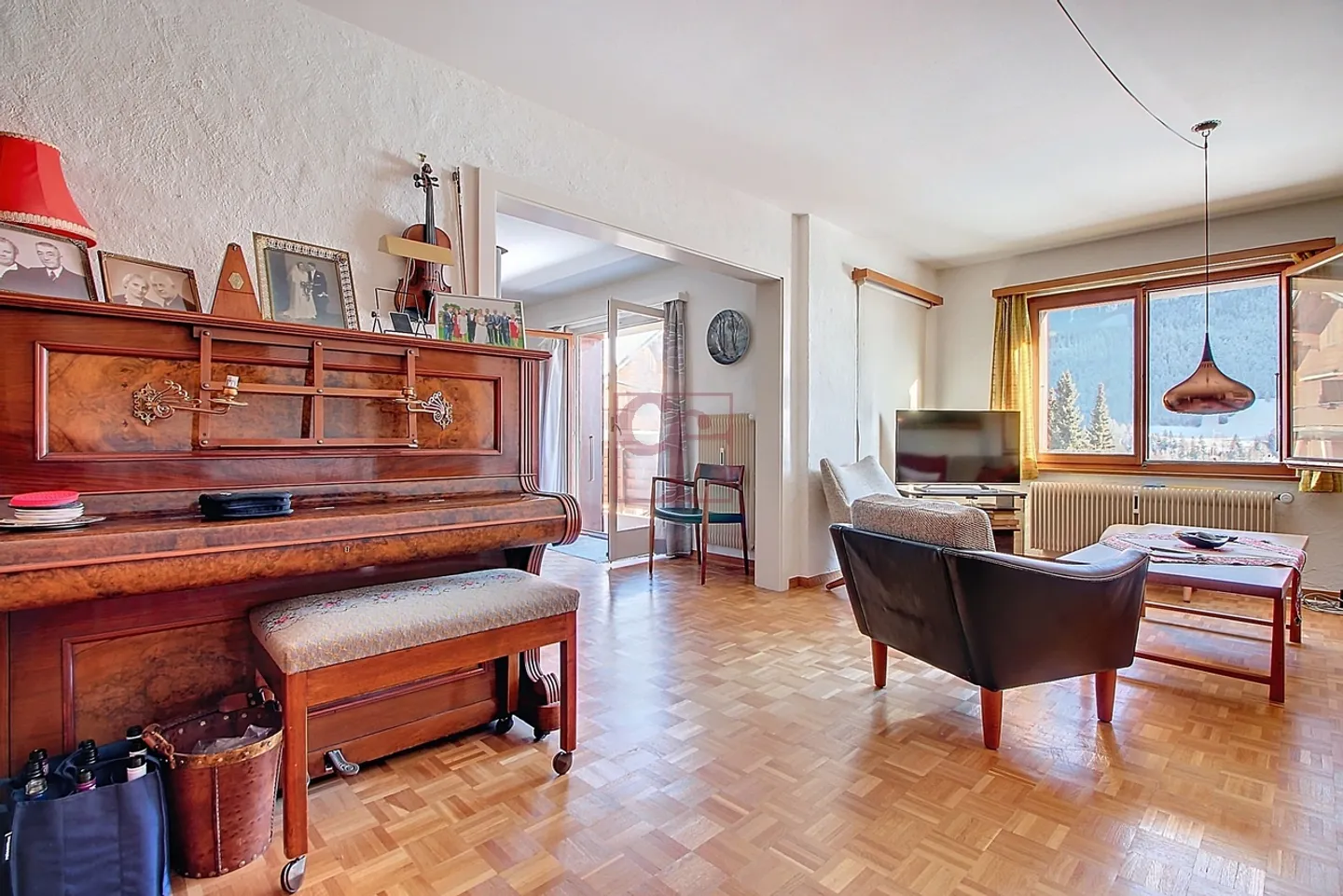 Château-d'Oex - Appartamento di 5,5 locali idealmente situato - Foto 4 di 12