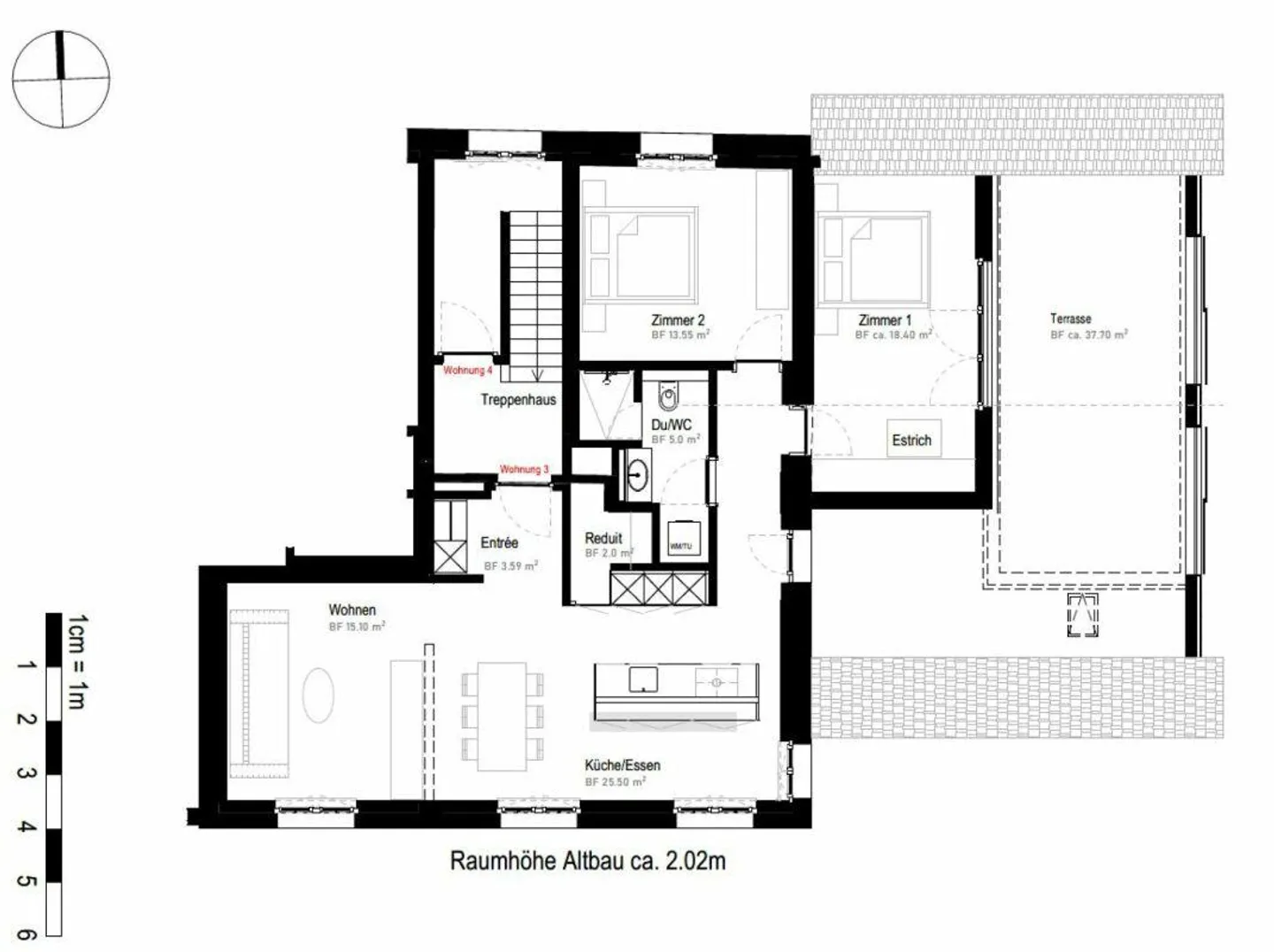 Appartamento 3.5 locali con grande terrazza / Dietlismühle - Esperienza abitativa storica in un ambiente idilliaco - Foto 3 di 3