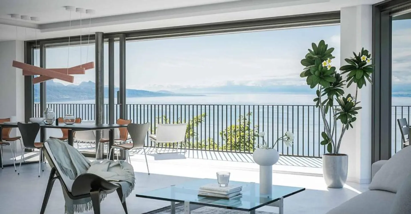Nuovo appartamento di 3.5 locali al 4° piano con balcone in vendita a Chexbres - Foto 1 di 13