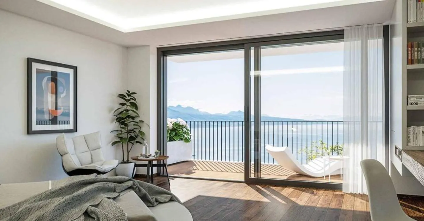 Nuovo appartamento di 3.5 locali al 4° piano con balcone in vendita a Chexbres - Foto 7 di 13