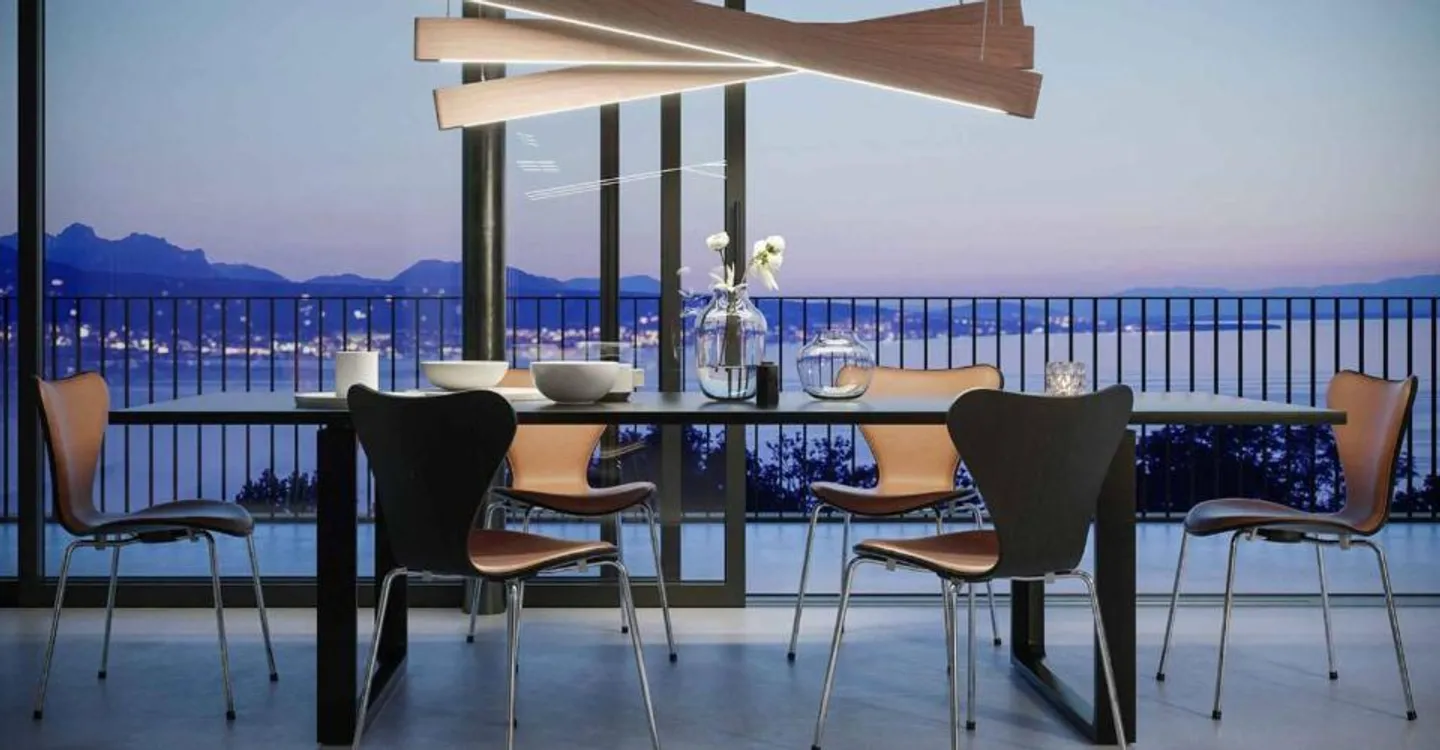 Nuovo appartamento di 3.5 locali al 4° piano con balcone in vendita a Chexbres - Foto 8 di 13