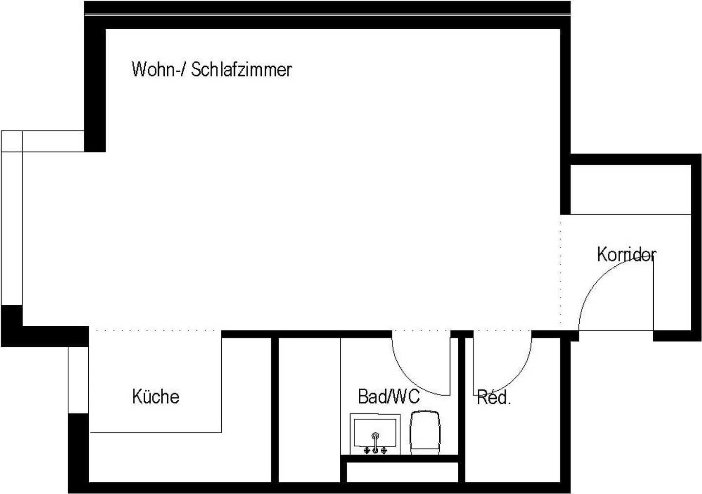 Charmantes Appartement in Zürich - Foto 7 von 7