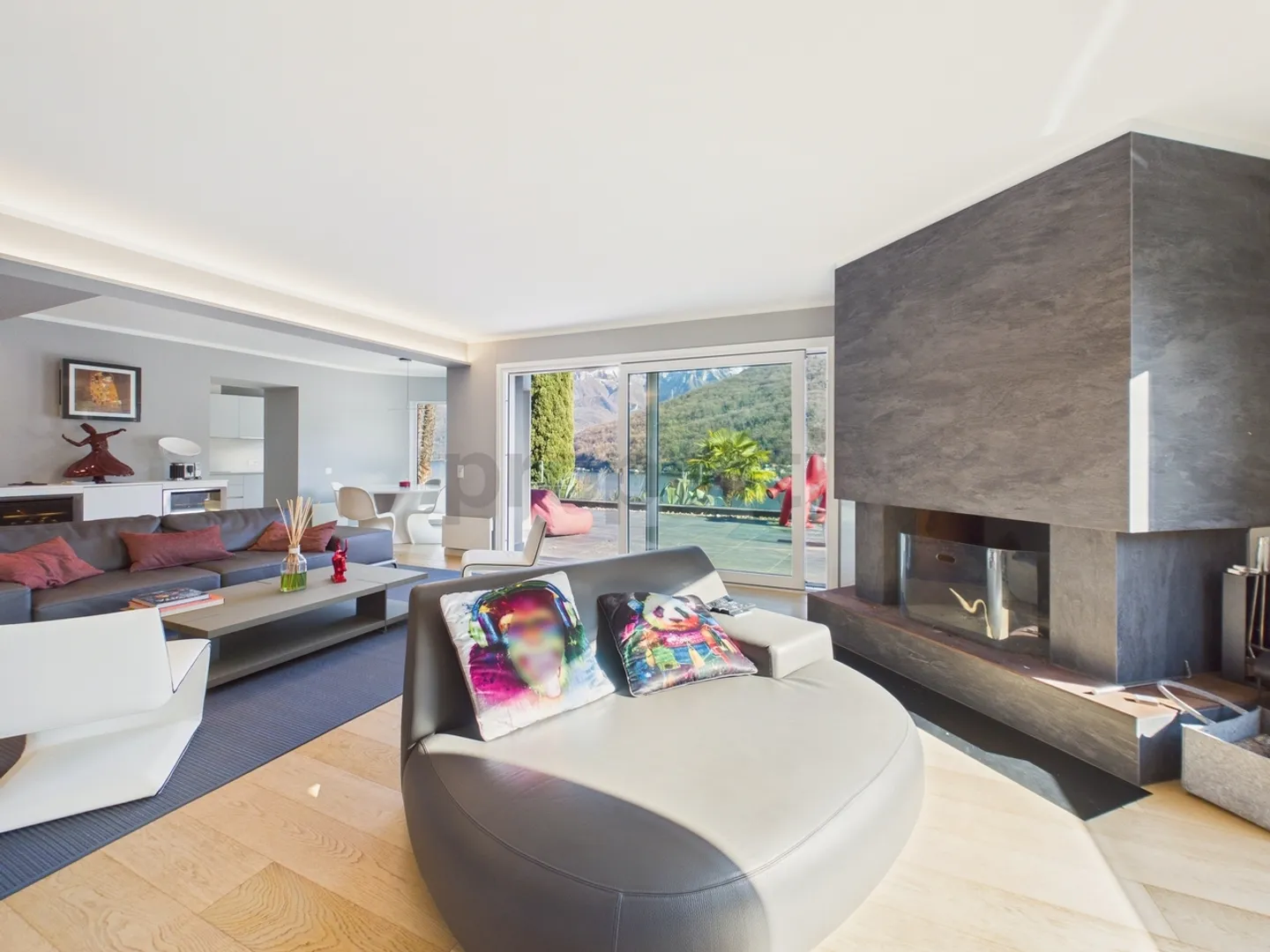 Villa de design avec vue imprenable sur le lac avec SPA et piscine intérieure - Vico Morcote - Photo 4 sur 13