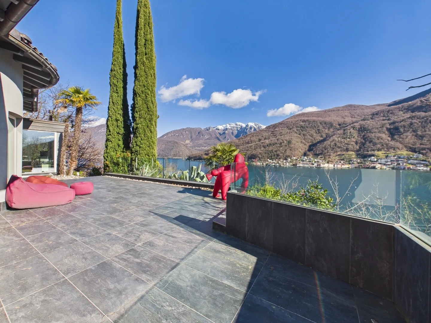 Villa de design avec vue imprenable sur le lac avec SPA et piscine intérieure - Vico Morcote - Photo 5 sur 13