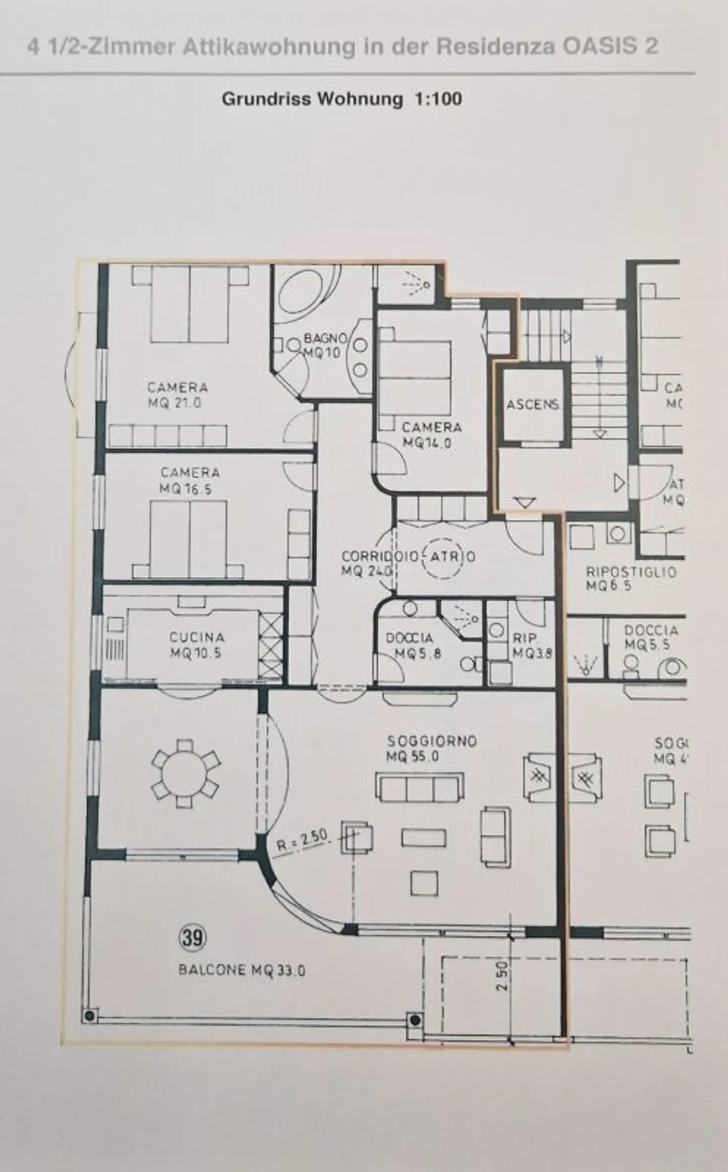 Vente à Ascona, prestigieux penthouse de 4,5 pièces, également utilisable comme résidence secondaire - Photo 26 sur 26