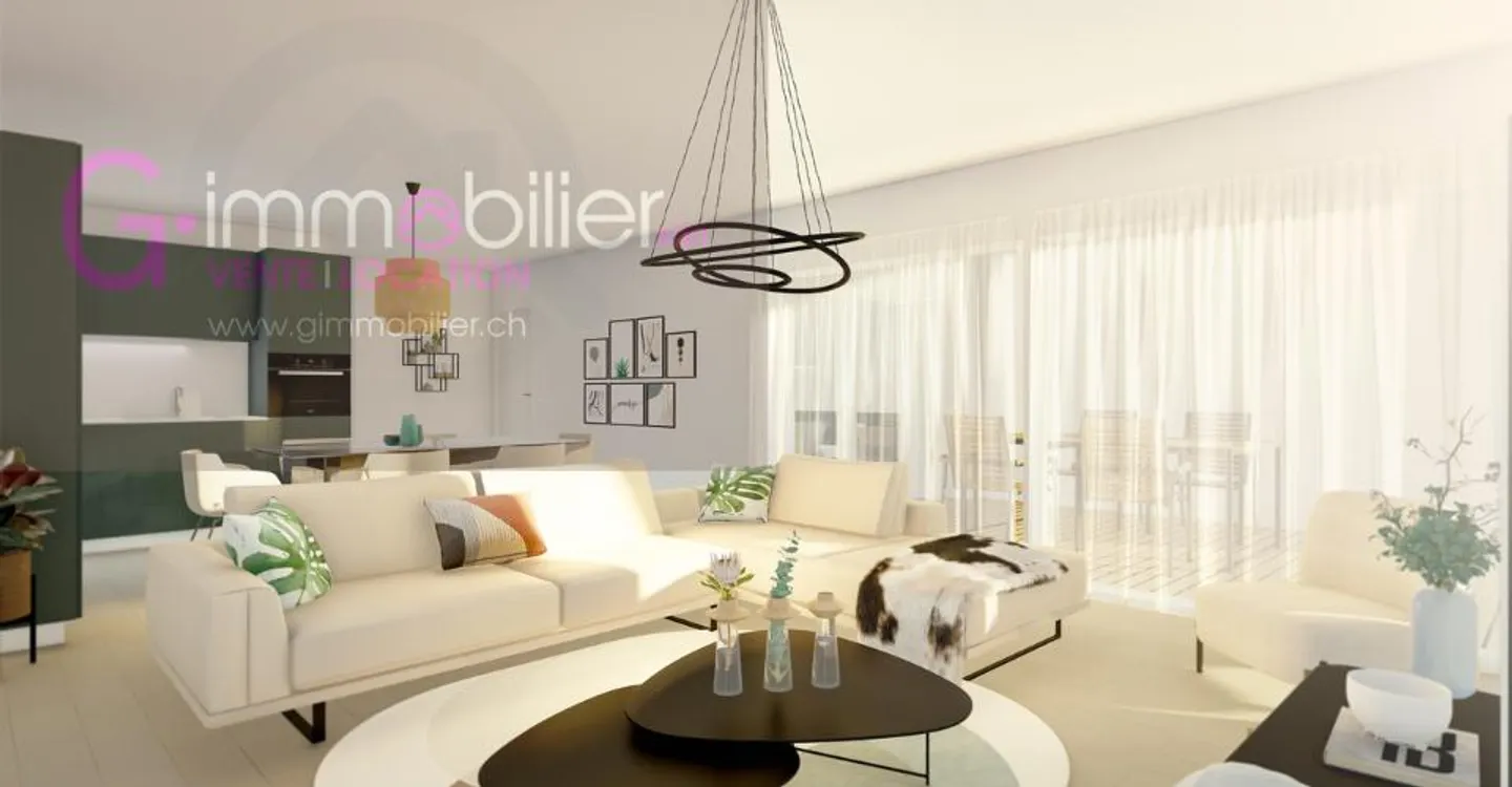 Nuovo appartamento di 3,5 locali di 119m2 al 2° piano - terrazza di 35m2 - Foto 1 di 4