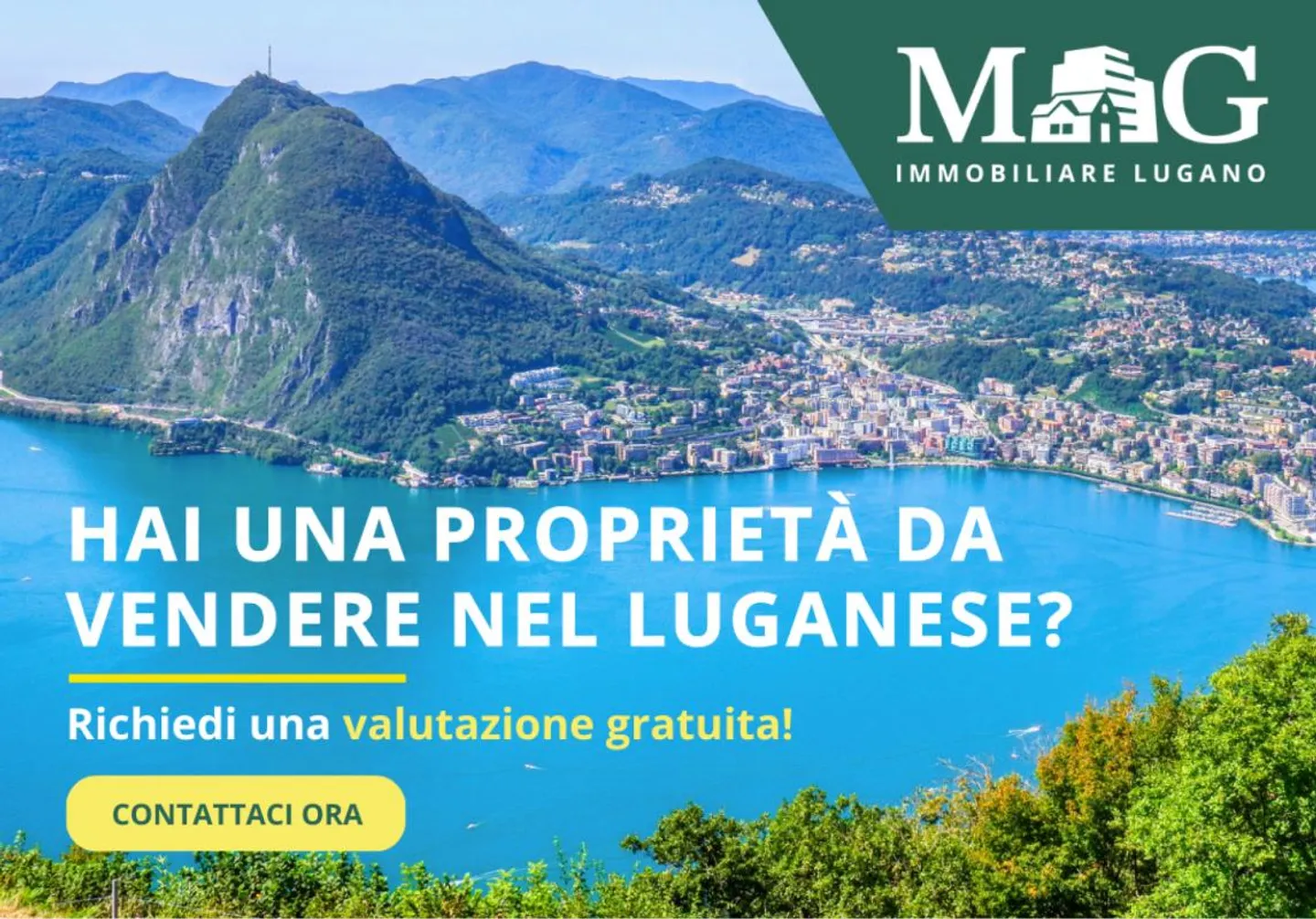 KOSTENLOSE BEWERTUNG, um Ihr Immobilienobjekt in Lugano und Umgebung zu verkaufen - Foto 1 von 6
