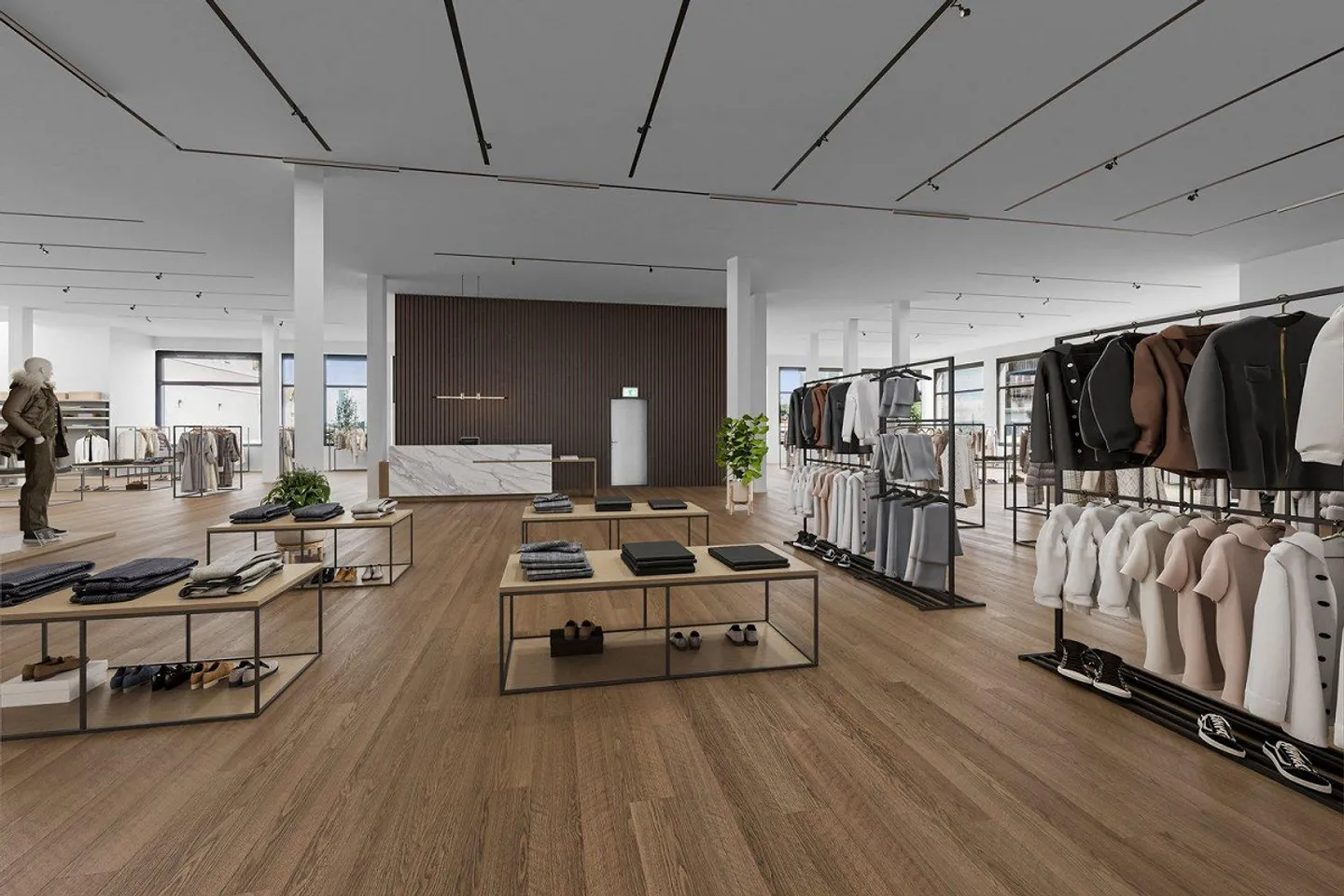 Espace de vente spacieux dans le nouveau centre d'Arnegg - idéal pour votre concept ! - Photo 4 sur 8