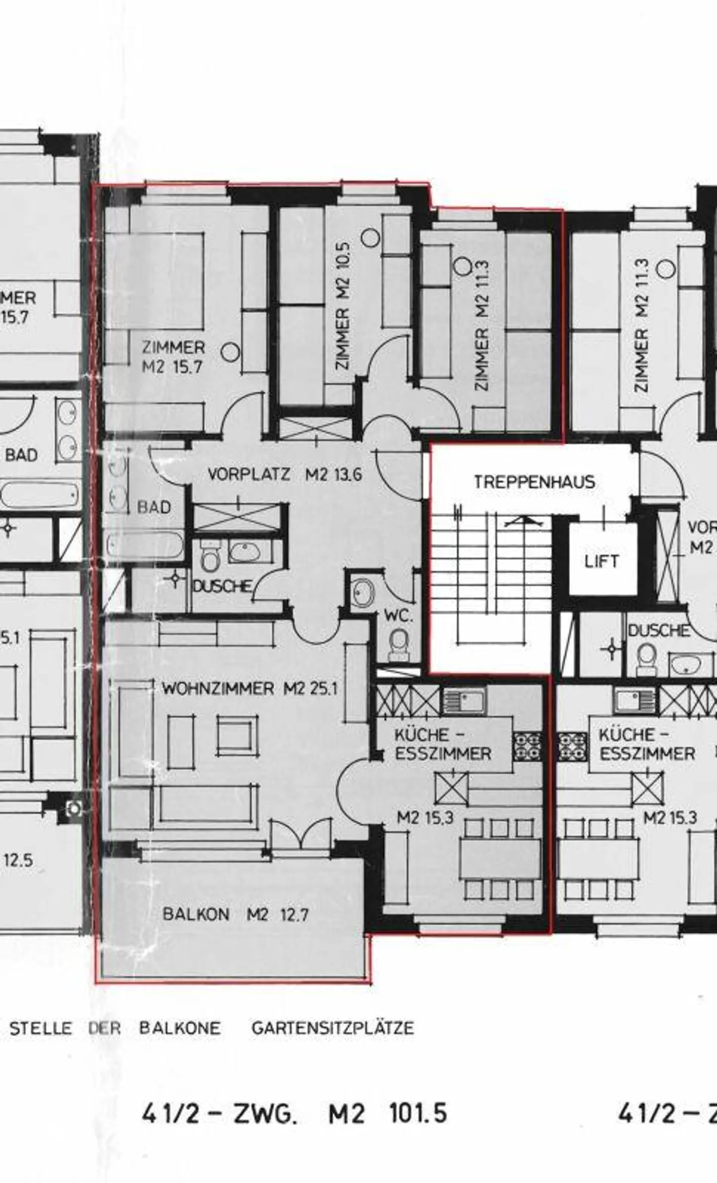 Ampio appartamento di 4½ locali in una posizione tranquilla - Foto 8 di 9