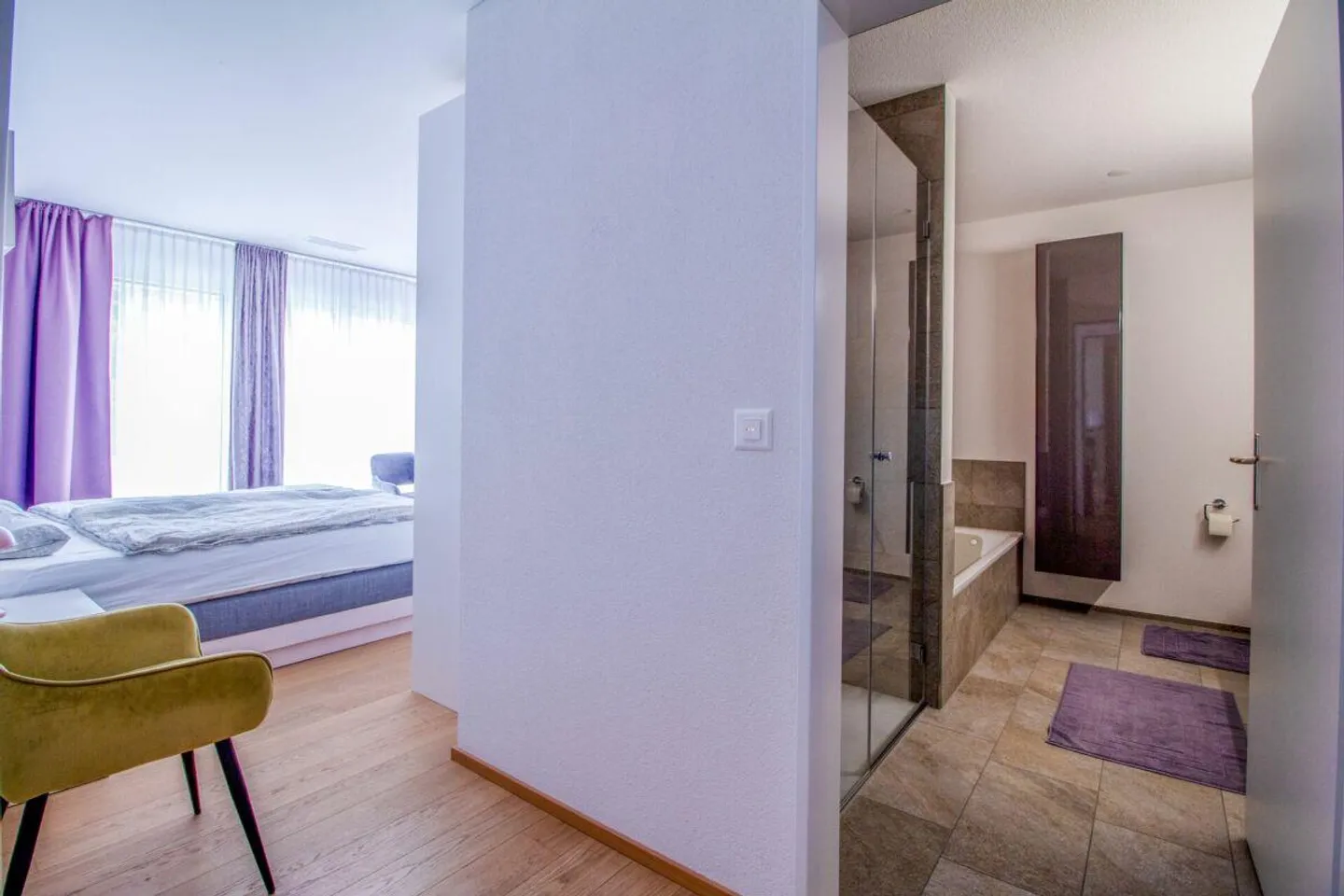 Appartement de jardin moderne et lumineux de 3,5 pièces dans le Winkel à faible imposition - Photo 6 sur 9