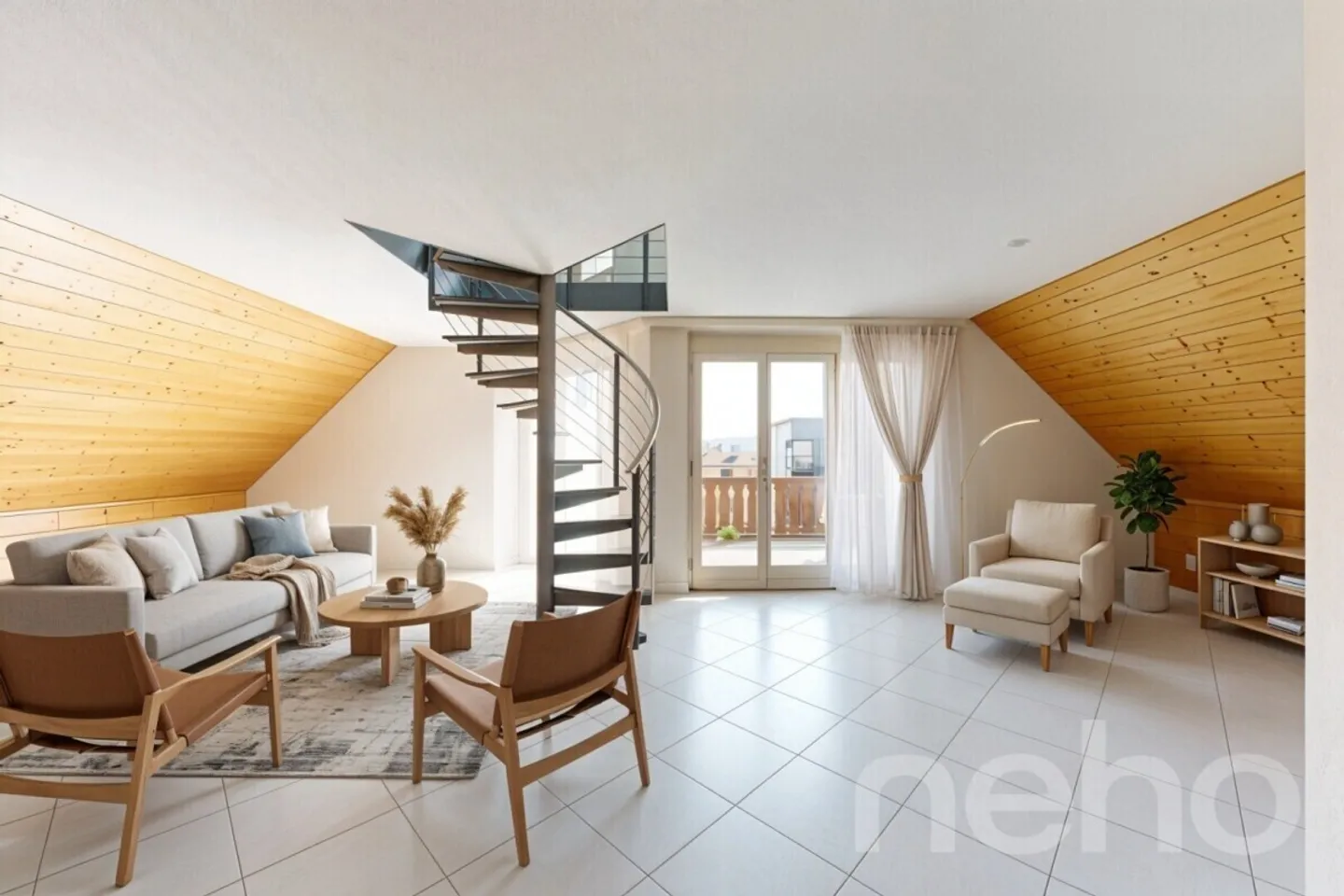 Incantevole appartamento mansardato con galleria e vista panoramica sul verde - Foto 12 di 12